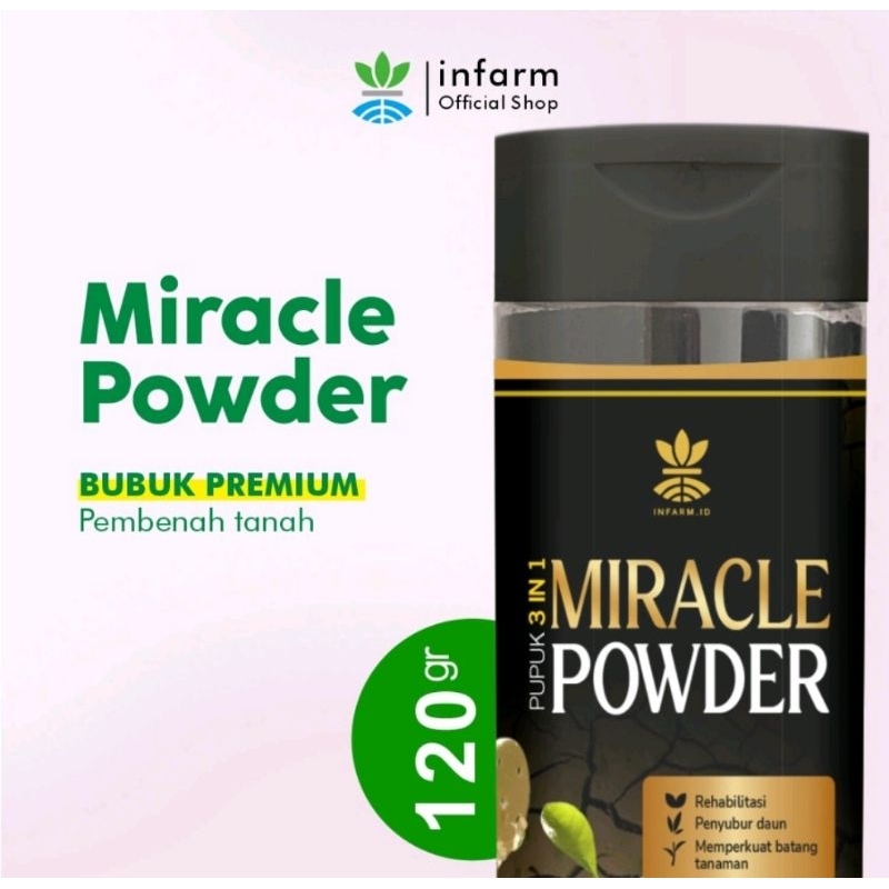 miracle powder infarm penggembur tanah. asam humat ampuh 120g