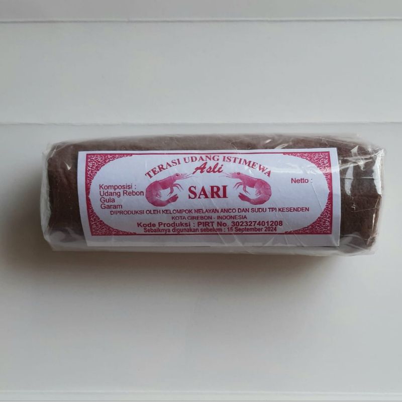 

Terasi Udang Merah Asli Khas Cirebon Cap Sari