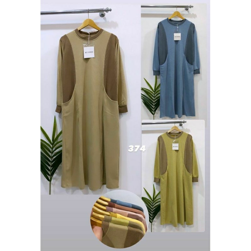 KUYIFEI 374//Tunik rajut//Tunik knit//Tunik rajut import//Tunik knit import//Tunik rajut premium//Tu