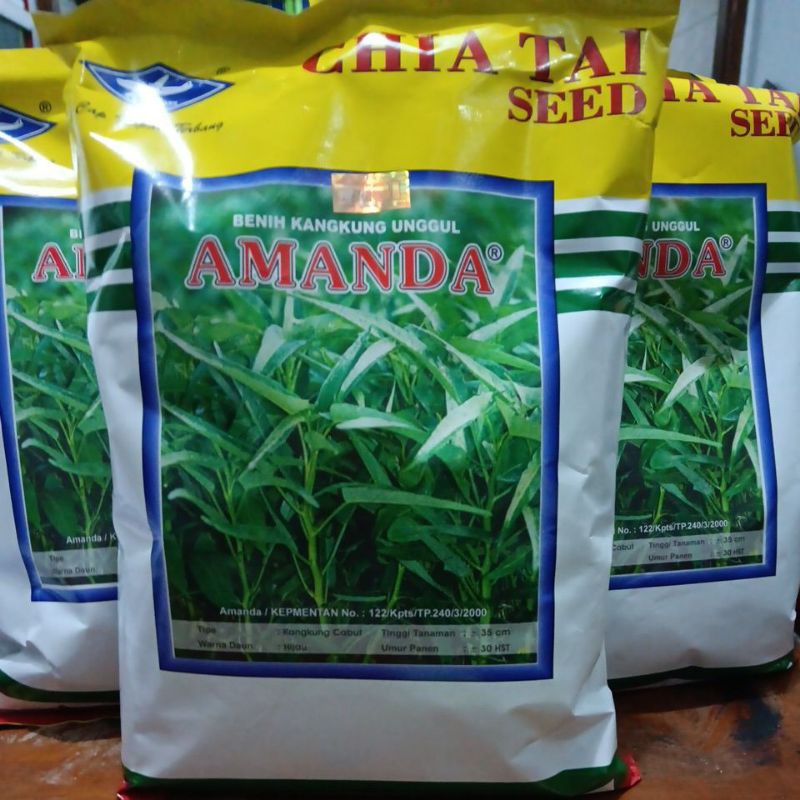 benih kangkung unggul AMANDA 1 KG