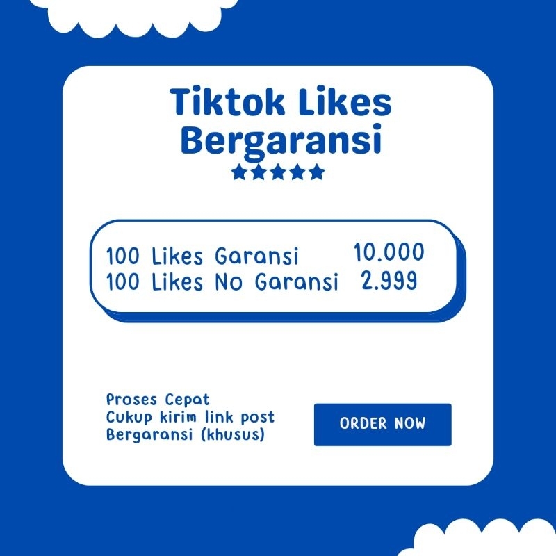 Promo Software Termurah - likes tiktok bergaransi