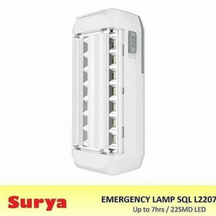 Surya Lampu Emergency SQL L2207 LED / Emergancy Lamp / Lampu Darurat