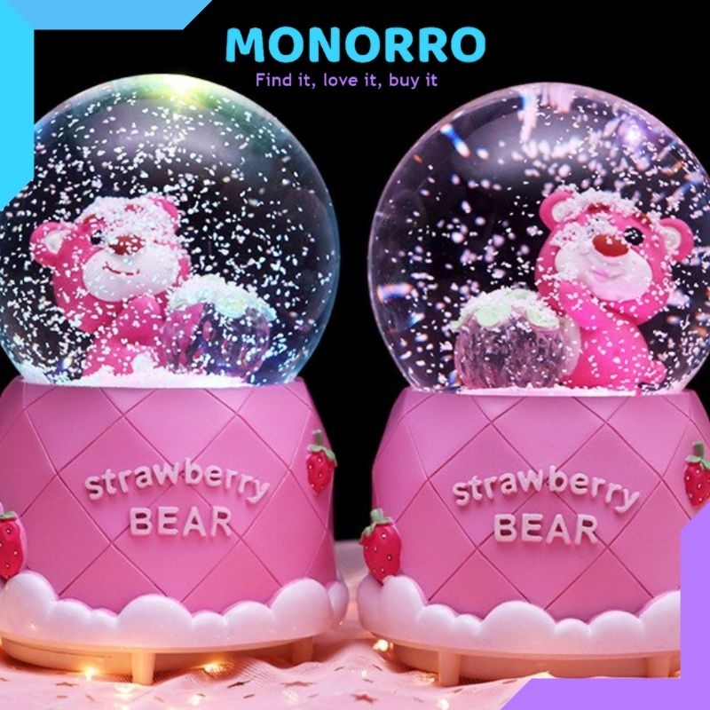Bola Musik Lampu Snowball Bola Kristal Musik Lotso