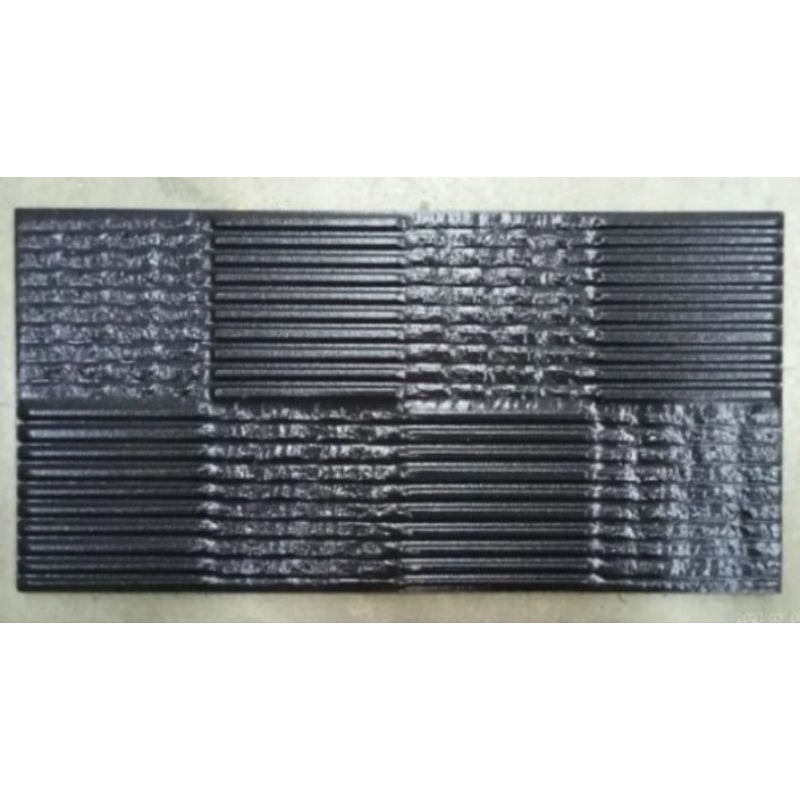 KERAMIK DINDING BATU ALAM CENTRO JIMBARAN BLACK 20X40 KW1