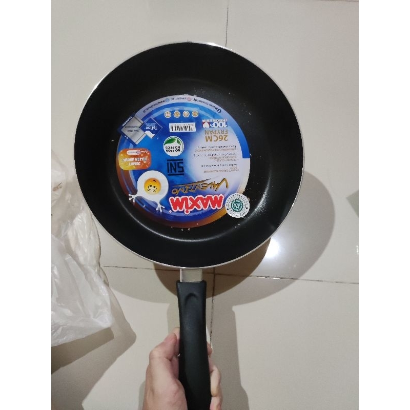 teflon maxim valentinus 26cm fry pan wajan panci alat masak
