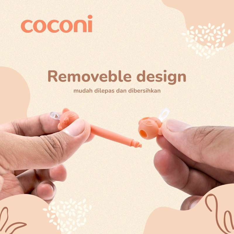 Coconi Booger Tool / Alat Pembersih Telinga dan Hidung Bayi Anak