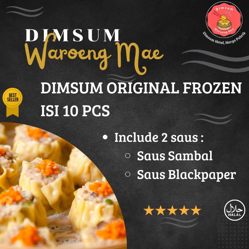 

Dimsum Original Frozen isi 10 pcs