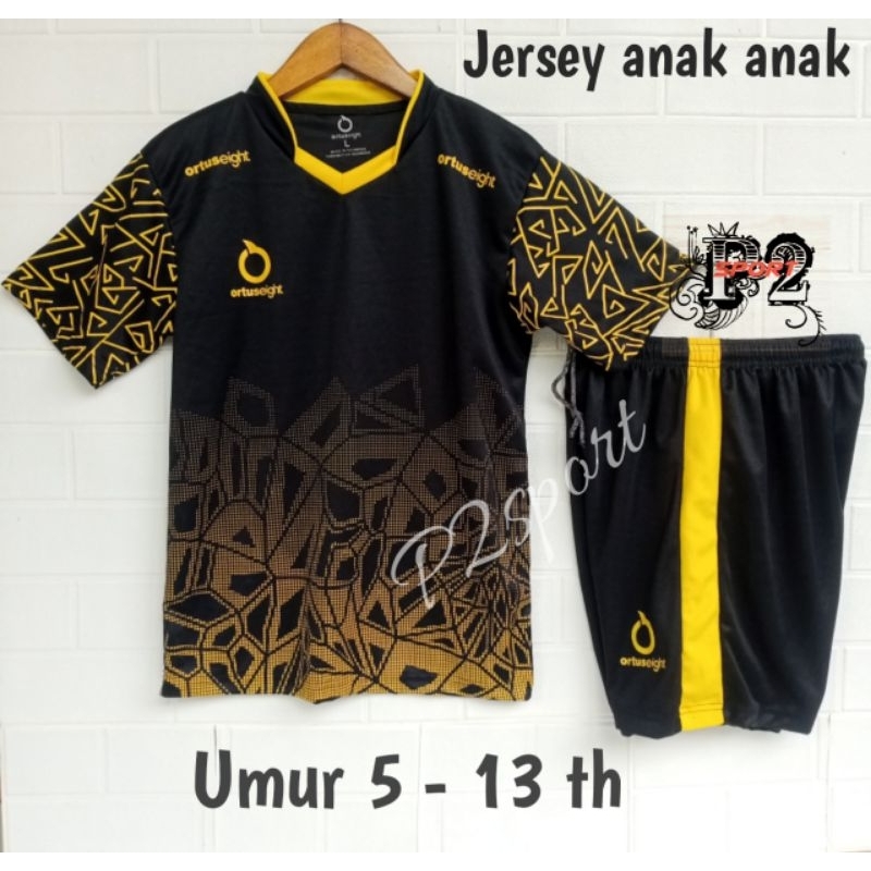 baju stelan futsal anak/jersey custom anak anak/baju stelan olahraga anak umur 7-12th