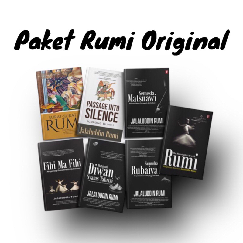 Paket Buku Jalaluddin Rumi Original