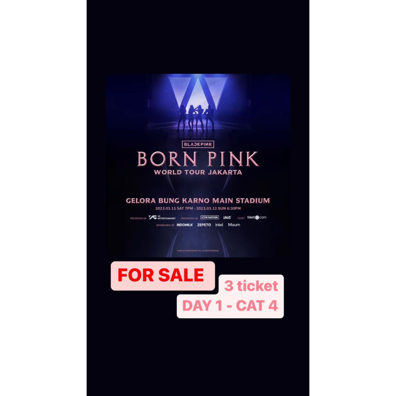 tiket blackpink cat 4