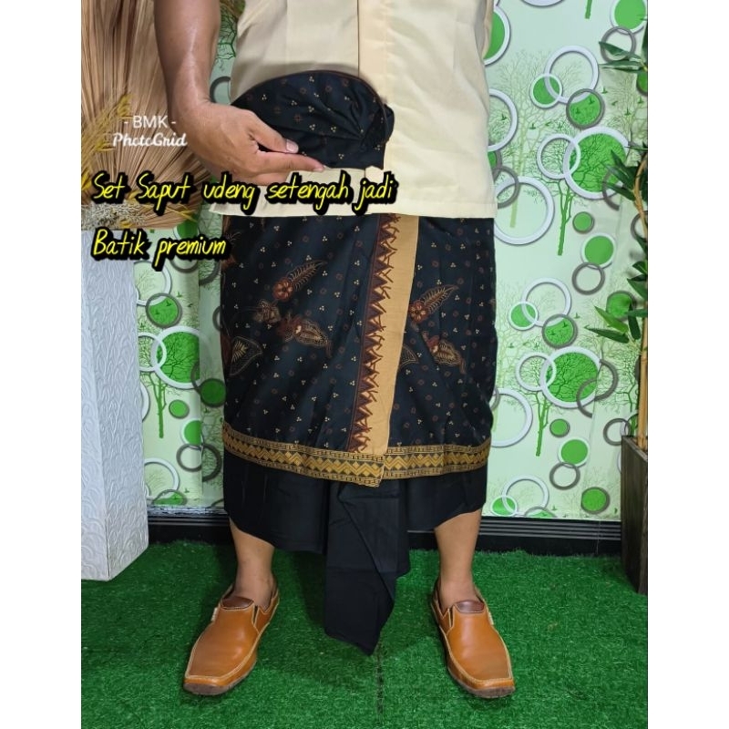 Set Saput dan Udeng Batik Premium (Saput dan Udeng)