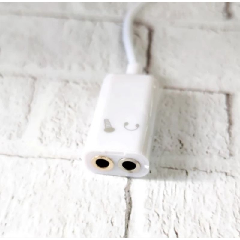 SKU-1178 KABEL ADAPTER AUDIO SPLITTER 3.5MM TO 3.5MM MIC DAN AUDIO