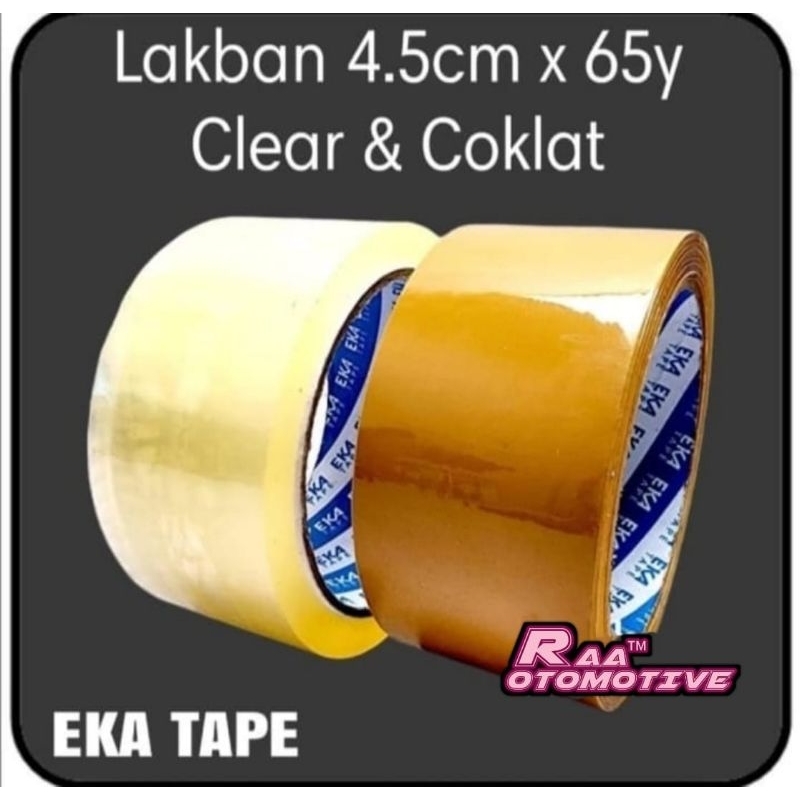 

Isolasi Lakban - Eka Tape - Clear/Coklat