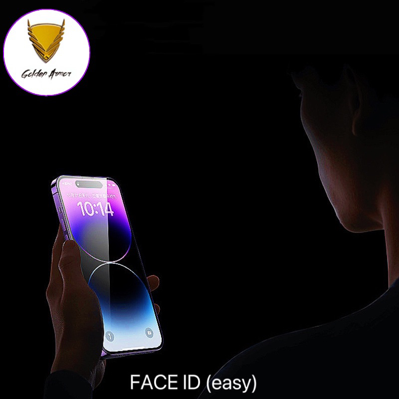 #Golden Armor# Premium Tempered Glass IPHONE Super Clear Glass Anti Static Anti Dust Anti Gores