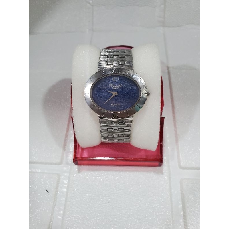 Preloved Jam Picallo Paris Wanita Original Blue Dial