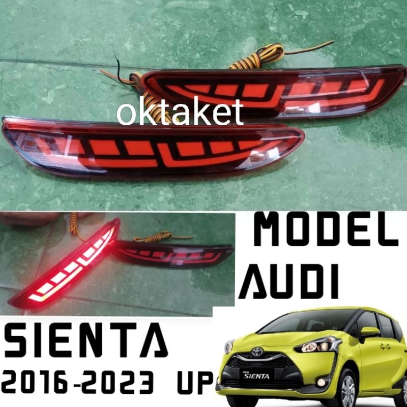 lampu reflektor mata kucing Sienta Toyota 2016 2019 2023 Model Audi