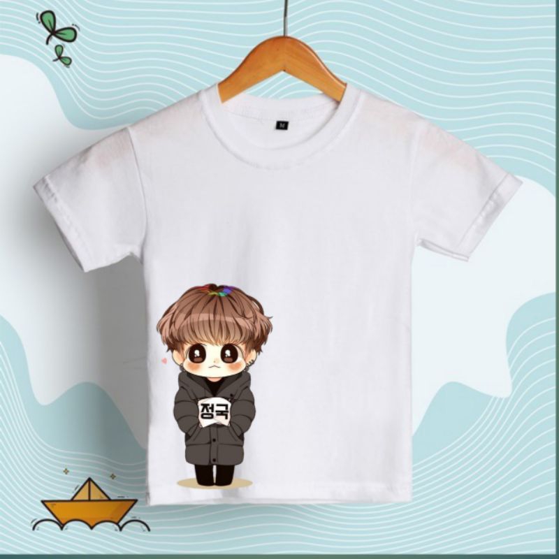 N2-KAOS ANAK KARTUN BTS LUCU