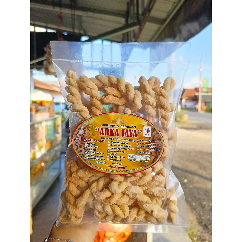 

250g cemilan untir untir manis bestakan gula putih