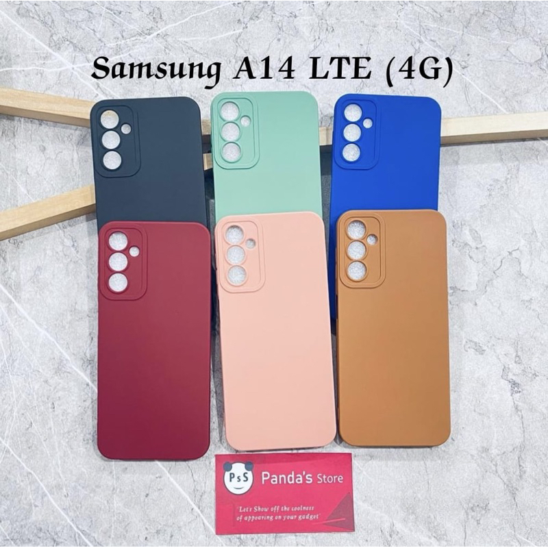 Softcase Pro Camera Samsung A14 4G LTE Candy Case Full Color 3D Silikon TPU