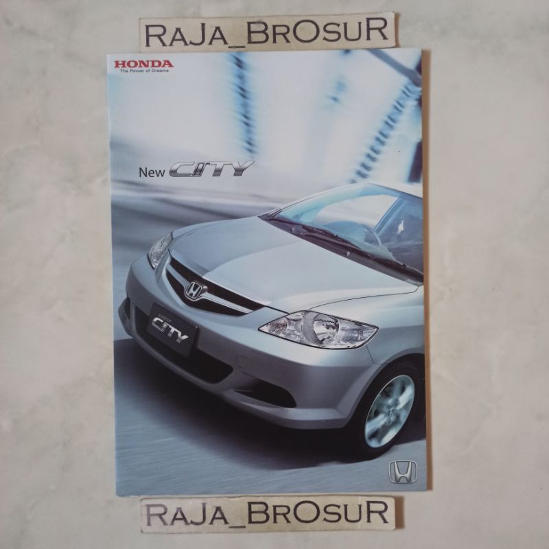 Poster brosur katalog leaflet Honda City GD8 2007