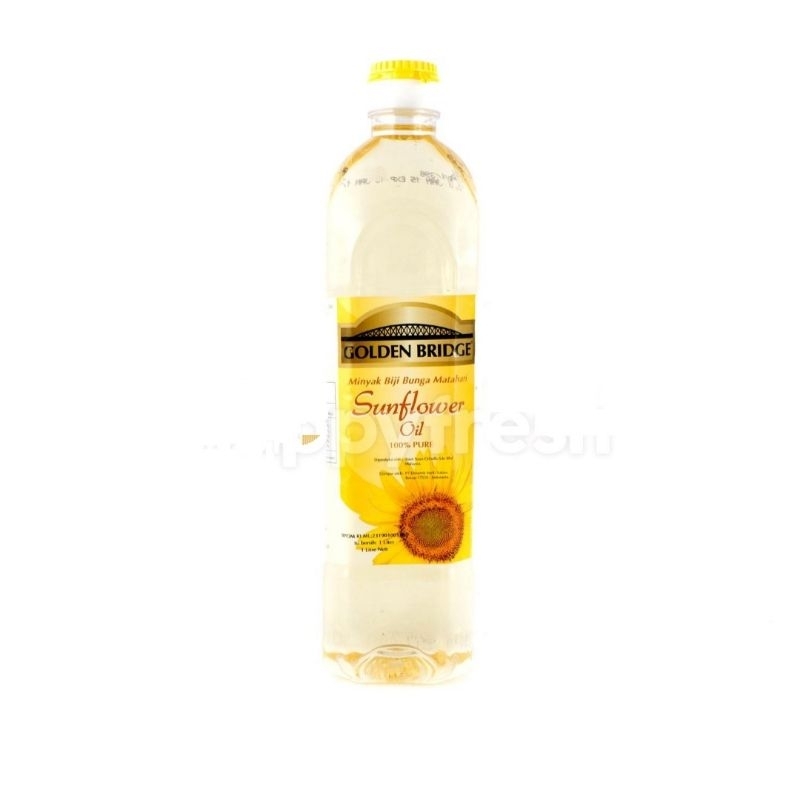 

GOLDEN BRIDGE SUNFLOWER MINYAK BIJI BUNGA MATAHARI 1 LITER DENPASAR BALI