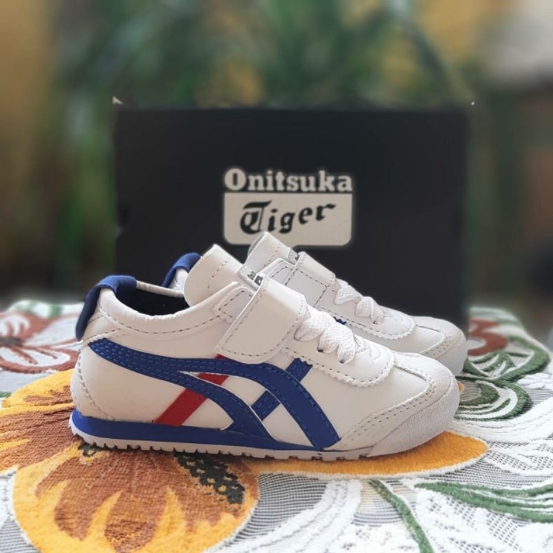 Sepatu Anak 0nitsuka Tiger Sepatu Anak Laki Laki Perempuan Tali Velkro Sneaker Anak Kanvas Kasual 1029