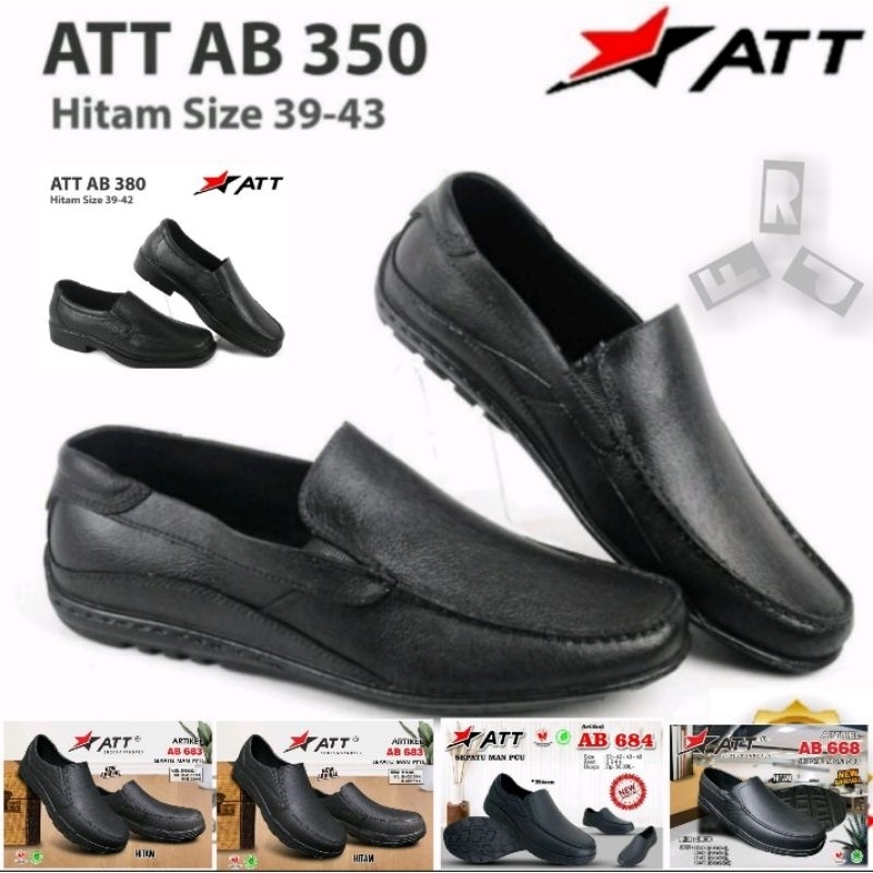 sepatu karet pria/sepatu karet pantopel pria/sepatu karet hitam pria/ATT AB 380 - ATT AB 350 - ATT A