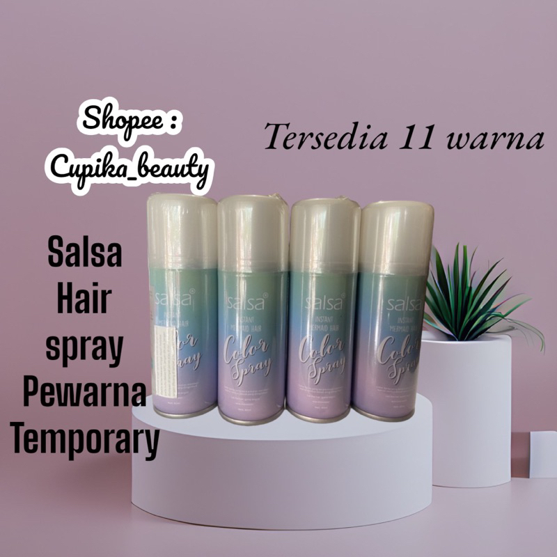 [ ue.bx ] salsa instant mermaid hair color spray -- pewarna rambut temporary salsa