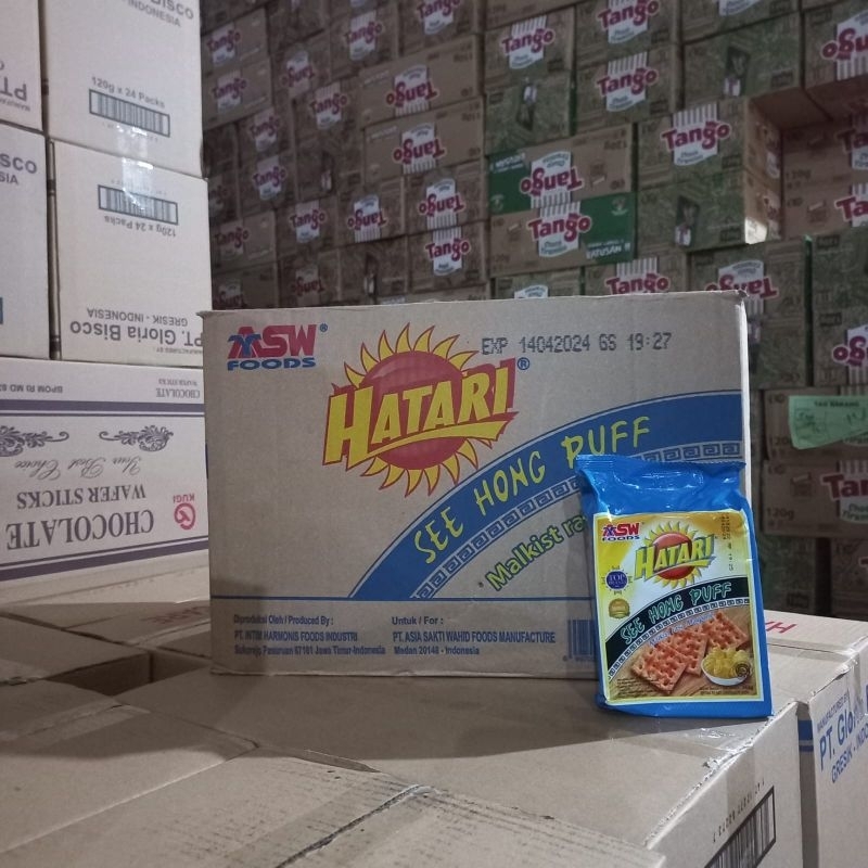 

malkist hatari see hong puff 245 gram 1 karton isi 36 pcs