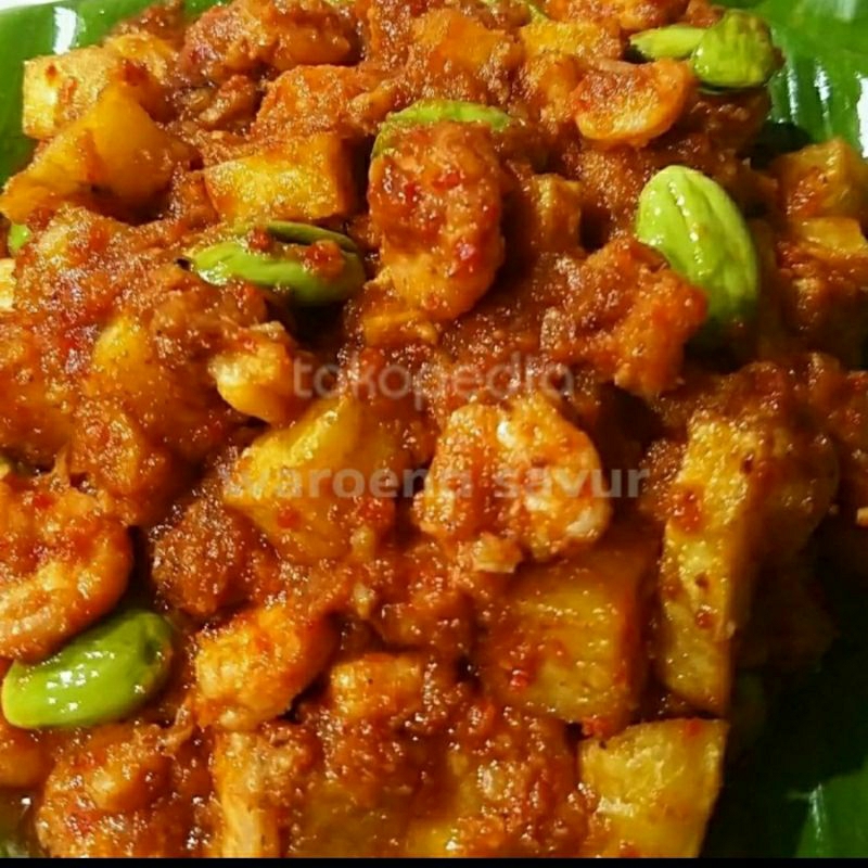 

sambal goreng kentang udang / balado kentang udang