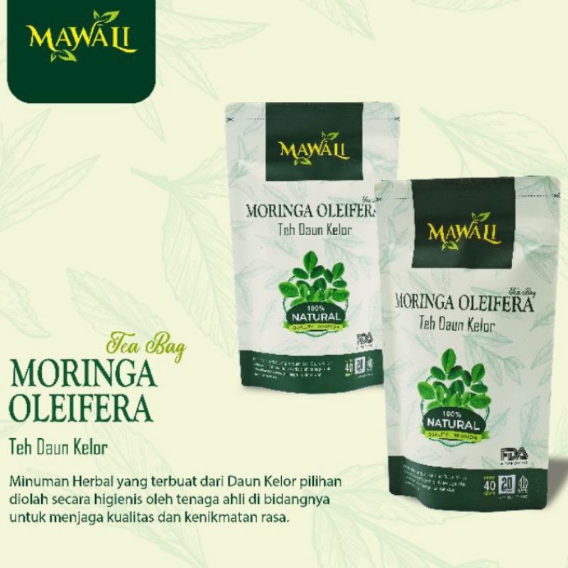 

MAWALI TEH DAUN KELOR MORINGA OLEIFERA
