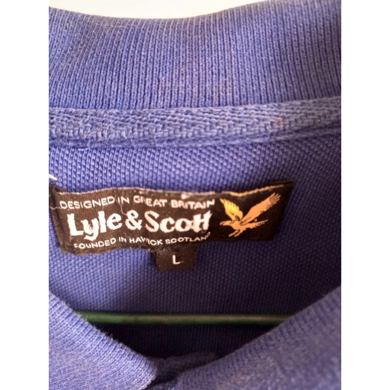 polo shirt kaos kerah baju kerah LYLE & SCOTT size L