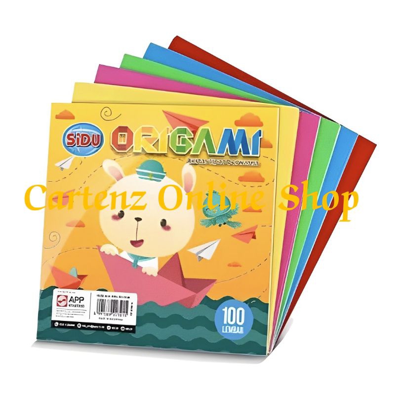 

[1PACK] Kertas Origami Sidu 12x12cm Kecil isi 100Lembar