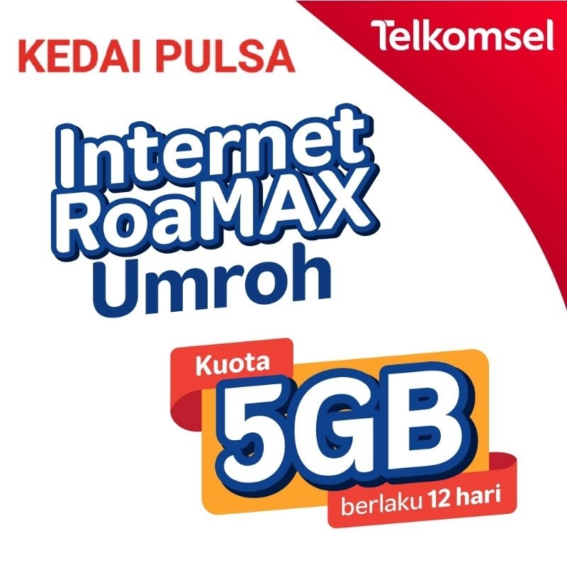 PROMO PAKET DATA UMROH ROAMAX TELKOMSEL FULL KUOTA