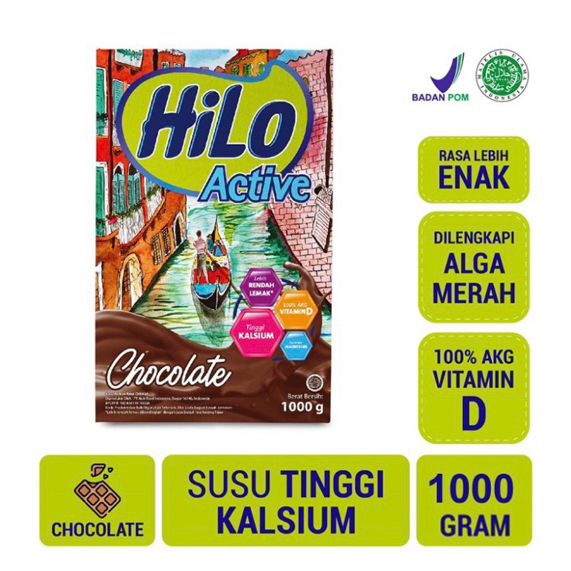 

HiLo Activ Chocolate susu tinggi kalsium 1kg