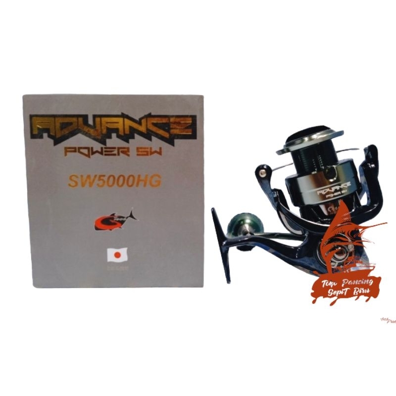 Reel Spinning G tech ADVANCE POWER SW 5000HG POWER HANDLE DRAG 22KG