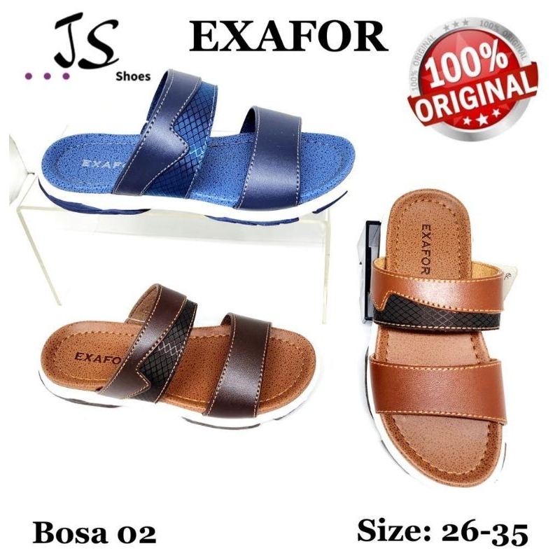EXAFOR BOSA 02 - SANDAL SLOP CASUAL ANAK COWOK MERK EXAFOR