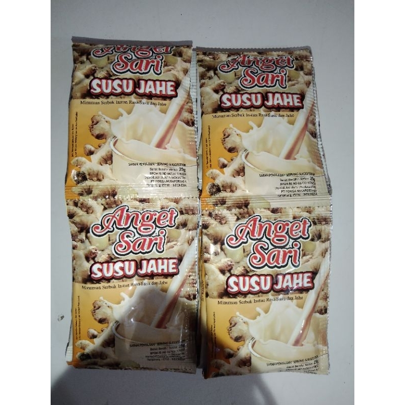 

Anget Sari Susu Jahe Rempah Serbuk Renceng 10pcsx25gr