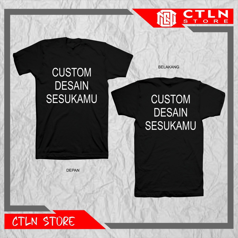KAOS DESAIN CUSTOM SENDIRI