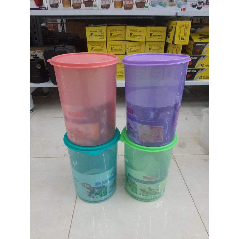 GBU plast Sealware Toples Elsa SW-603 Makanan Bulat 1500ml GBUplast