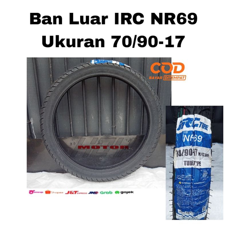 Ban Luar IRC NR69 70/90-17 NR73T 80/90-14 NR76 80/90-14 NR57 80/90-17 NR69 80/90-17 NR72 80/90 NR72 