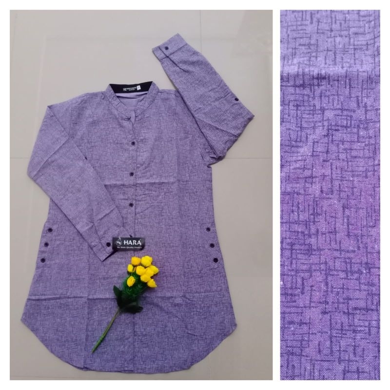 Baju Atasan Tunik Hara Motif Abstrak