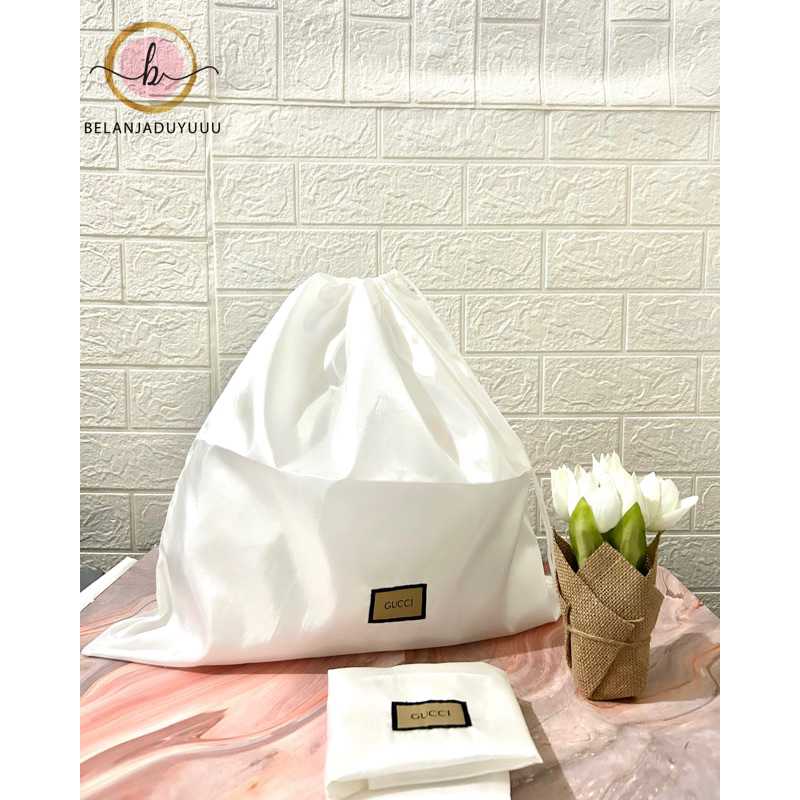 Dustbag Gucci Satin Sarung Tas Pelindung Debu Db Branded Db Pengganti