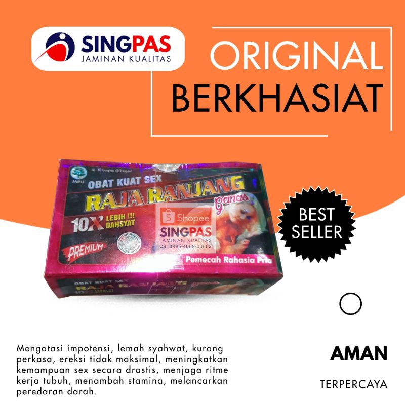 

Suplemen Herbal Kesehatan KapsulRaja (Ranjang) Original Obat Stamina Pria isi 20 Kapsul