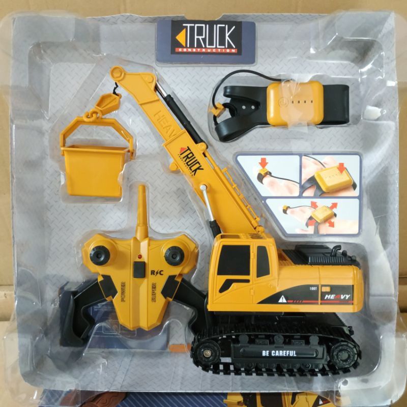 Mainan Remote Control Mobil Construction Crane 2.4G RC Crane 689-802