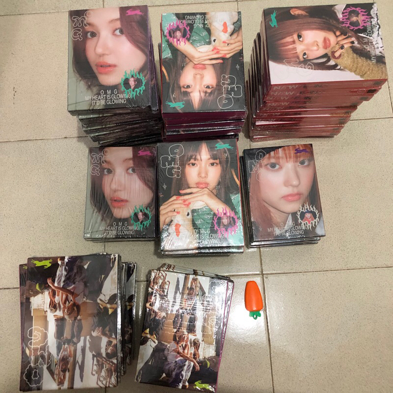 [READY/Baca Deskripsi]SEALED NEWJEANS OMG MESSAGE CARD VER ALBUM