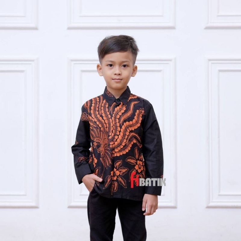 Kemeja Batik Pria Jumbo Big Size M L XL XXL XXXL XXXXL XXXXXL Kemeja Batik Jumbo Lengan Panjang  Motif Inara Berkualitas