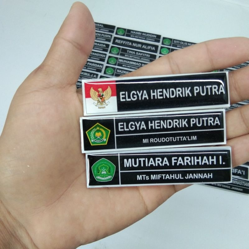 

NAME TAG CUSTOM AKRILIK STAINLESS
