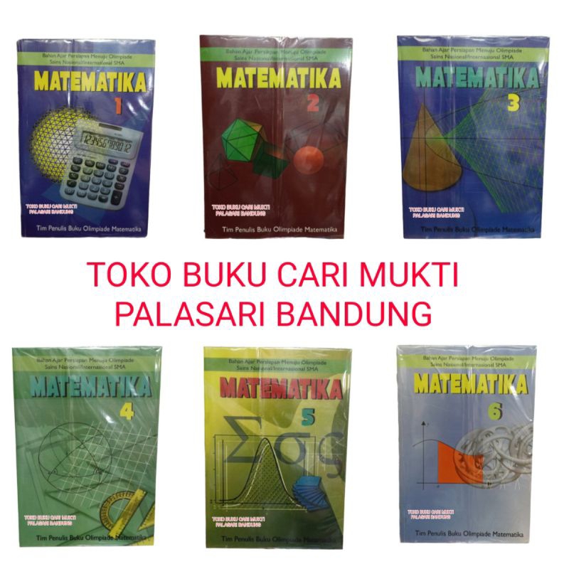 Jual Buku Olimpiade Matematika Sma Jilid 123456 Persiapan Menuju Olimpiade Sains Nasional 3988