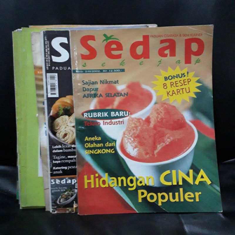 Majalah/Buku Resep Masakan Sedap/Selera Lainnya